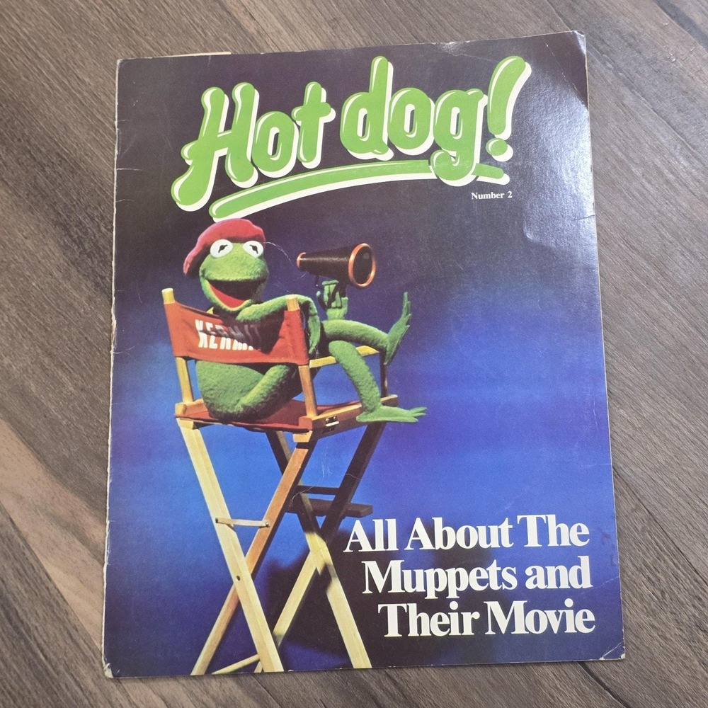 Muppets Hollywood Kermit The Frog Hot Dog! Magazine Kids Activity Book 1979